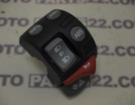 BMW  R 1200 GS K25  05 07 COMBINATION SWITCH LEFT  INFO & ASC CODE  FOR ABS  2 VEHICULES  CODE X630A   61 31 7 705 213 / 61317705213  