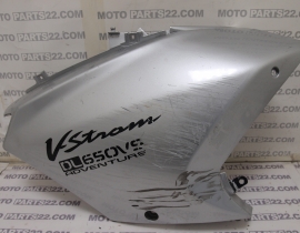 SUZUKI DL 650 V STROM  LEFT  FAIRING FRONT 94431-27G00 / 9443127G00 ( REPAIRED )